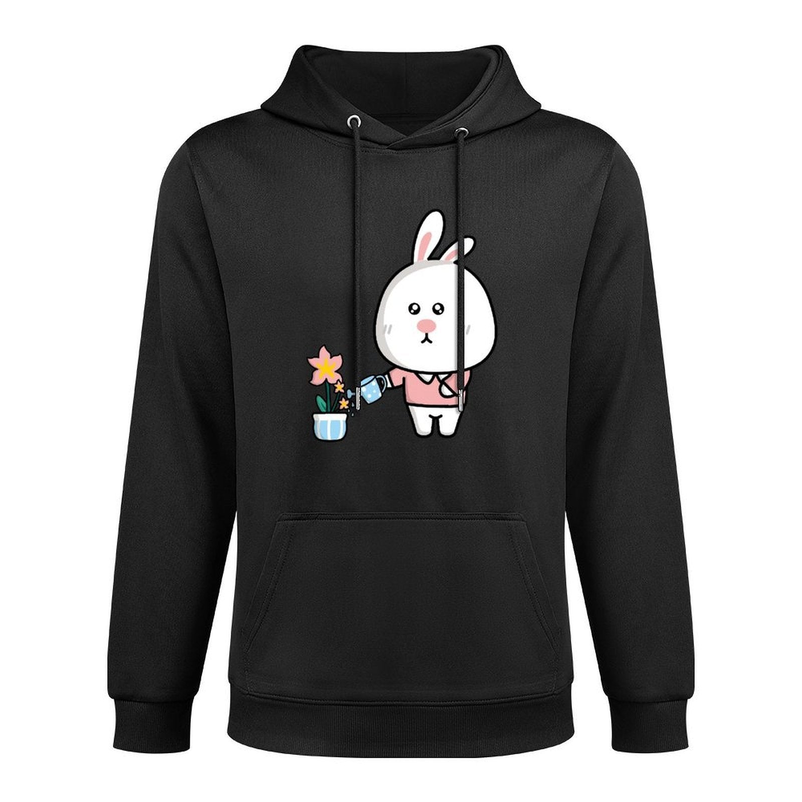Print-Ready Printing Front Graphic Hoodies